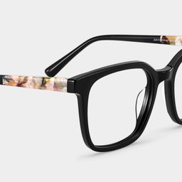 Freya Black Square Glasses7
