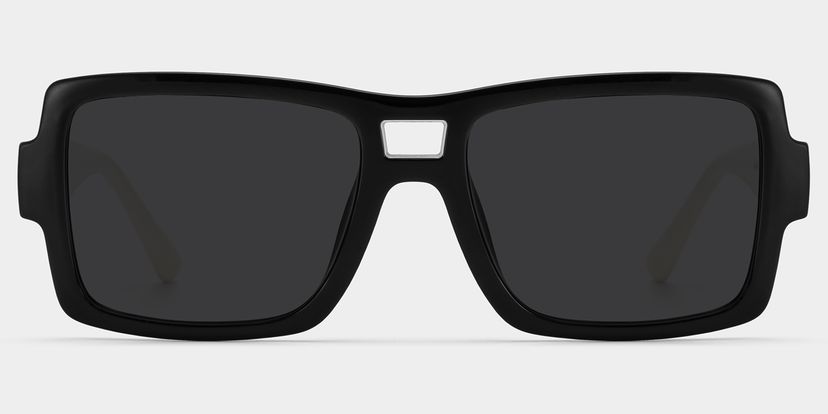 Nora Black Aviator Sunglasses