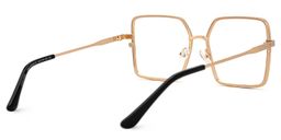Toure Gold Square Glasses5