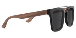 Pascal Black Aviator Sunglasses3
