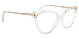 Lucas Clear Cat eye Glasses2
