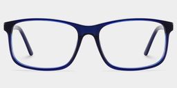 Connie Blue Rectangle Glasses1