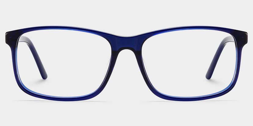 Connie Blue Rectangle Glasses