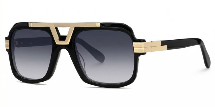 Croswell Black Aviator Sunglasses