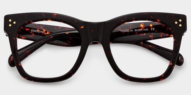 Gordon Tortoise Rectangle Glasses