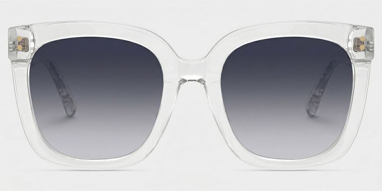 Ebony Clear Square Sunglasses