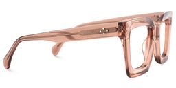 Lobo Beige Square Glasses4