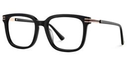 Kenny Black Square Glasses3