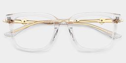Reese Clear Square Glasses1