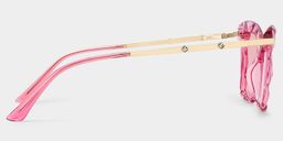Juliet Pink Rectangle Sunglasses3
