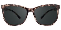 Libby Tortoise Geometric Sunglasses0
