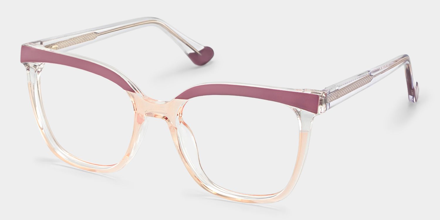 Square Tawana Purple Glasses Frames for Women | ZEELOOL2