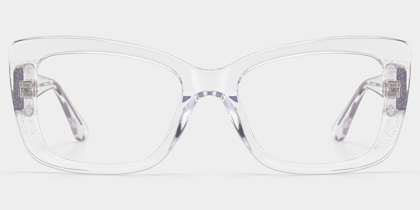 Leona Clear Rectangle Glasses