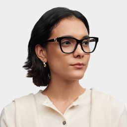 Julian Black Square Glasses1
