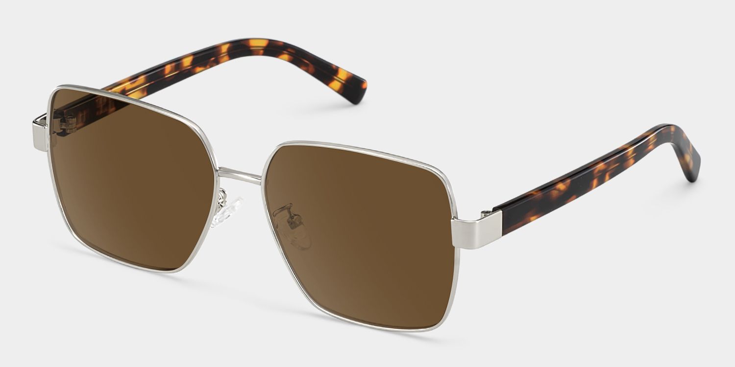 Sahara Brown Square Sunglasses to Frame Your Face | ZEELOOL3