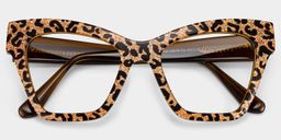 Ansyah Leopard Cat eye Glasses2
