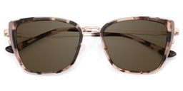 Juniper Tortoise Rectangle Sunglasses1