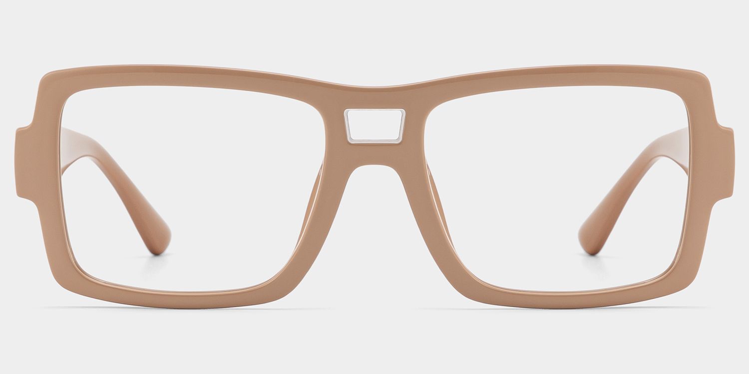 Nora Brown Aviator Glasses — Modern Frame Style | ZEELOOL1
