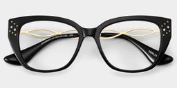 Alma Black Butterfly Glasses3
