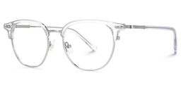 Geno Clear Browline Glasses1