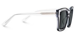 Legette Black Square Sunglasses2