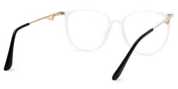 Chanty White Round Glasses3