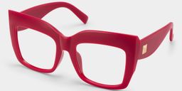 Alberta Red Square Glasses2