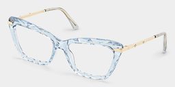 Juliet Light-Blue Rectangle Glasses2