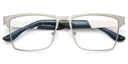 Jasper Silver Rectangle Glasses2