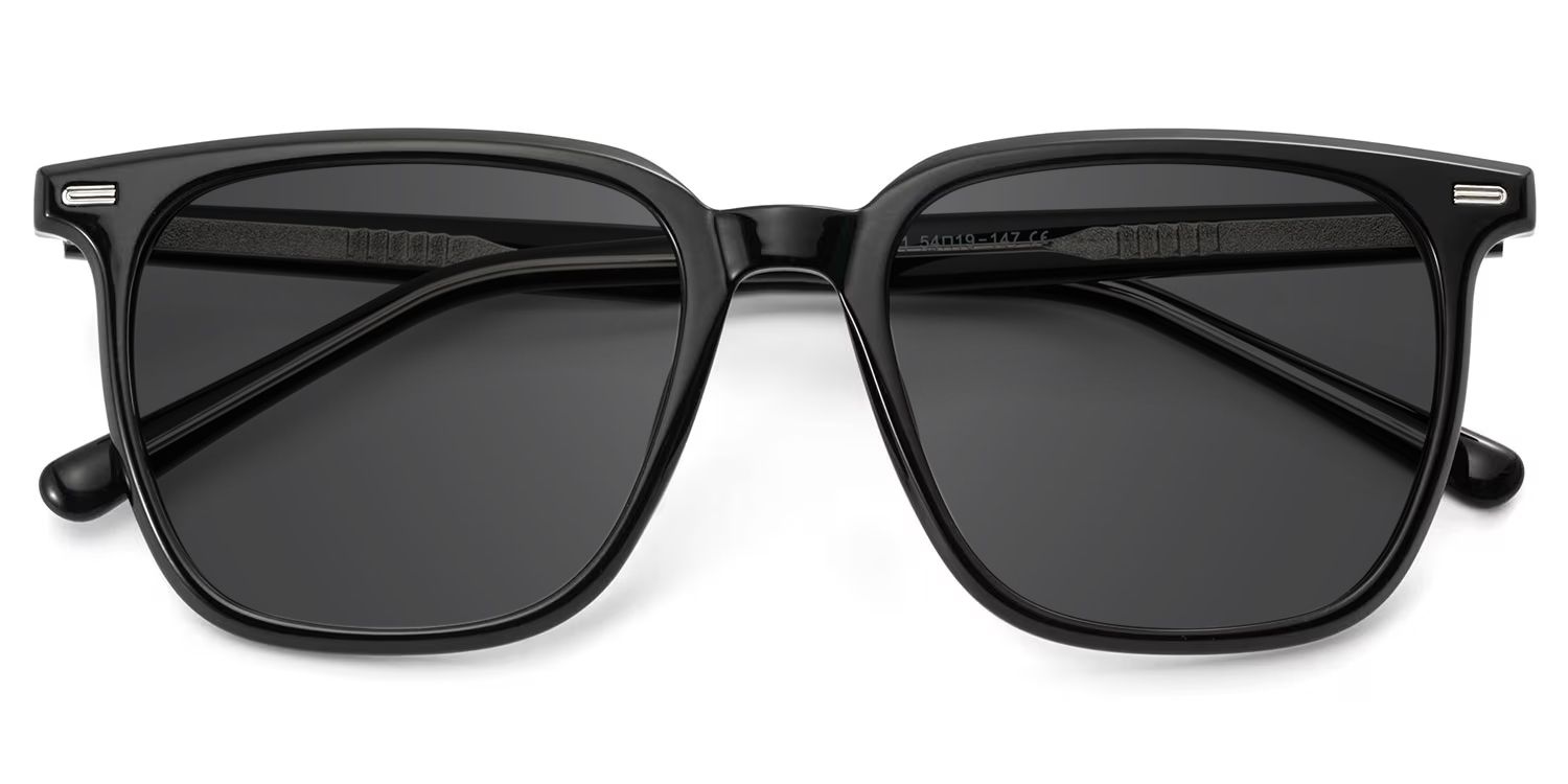 Eliza Black Square Sunglasses to Frame Your Face | ZEELOOL1