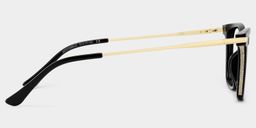 Selena Black Rectangle Glasses4