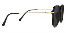 Payton Black Geometric Sunglasses3