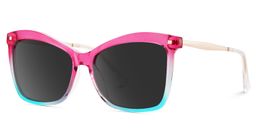 Isaebella Pink Blue Butterfly Sunglasses2