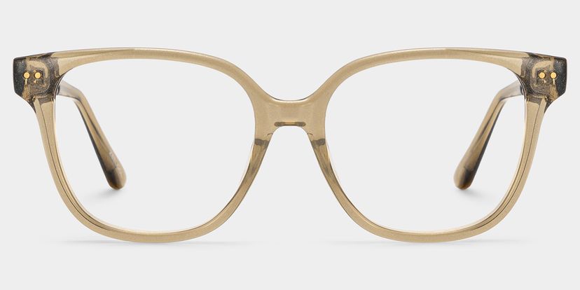 Clara Clear Brown Cat eye Glasses
