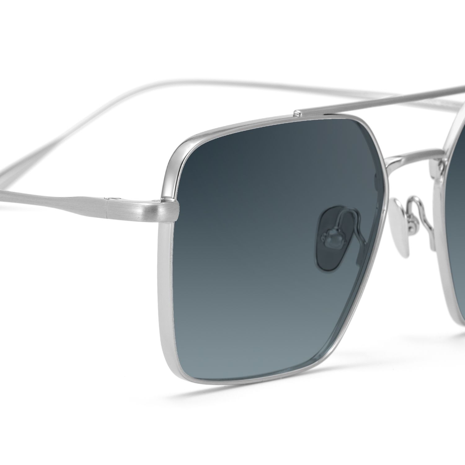 Jensen Aviator Silver Sunglasses for Women & Men | ZEELOOL4