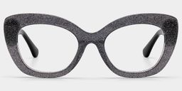 Mireille Black Butterfly Glasses1