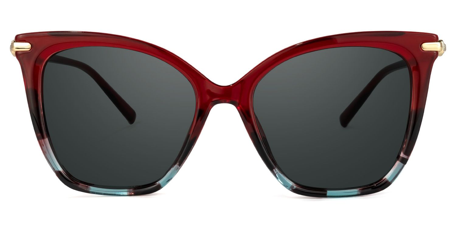 Lamar Tr90 Red Frame Sunglasses | ZEELOOL0