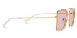 Diva Gold Square Sunglasses2