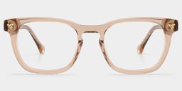 Heather Brown Square Glasses1
