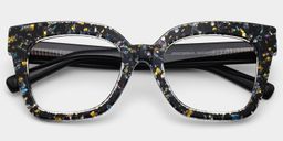 Renata Black Square Glasses2