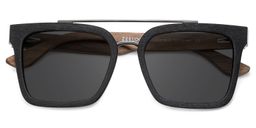 Pascal Black Aviator Sunglasses1