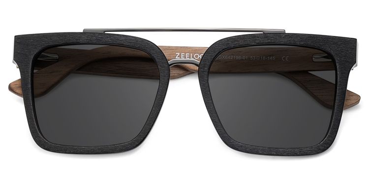 Pascal Black Aviator Sunglasses