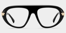 Aveline Black Aviator Glasses1