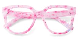 Harrell Pink Square Glasses2