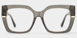 Mavis Gray Square Glasses1