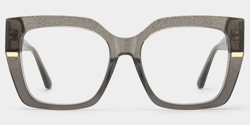Mavis Gray Square Glasses