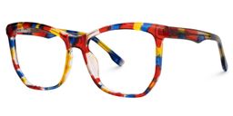 Libby Multicolor Geometric Glasses1