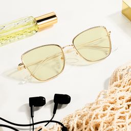 Garcia Geometric Green Glasses5