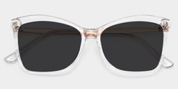 Isaebella Clear Butterfly Sunglasses1