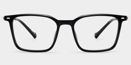 Archer Black Rectangle Glasses1